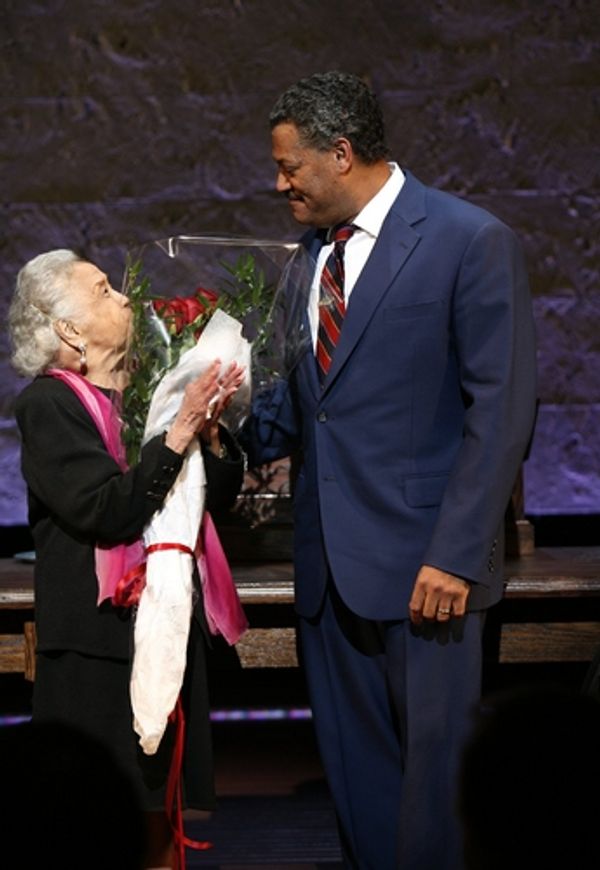 Laurence Fishburne and Mrs. Thurgood Marshall Photo