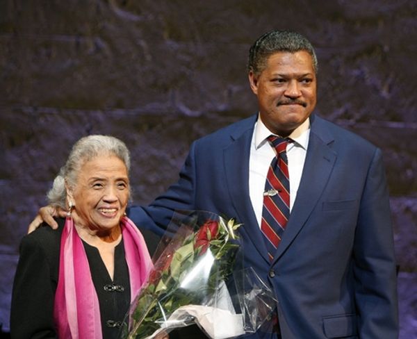 Laurence Fishburne and Mrs. Thurgood Marshall Photo