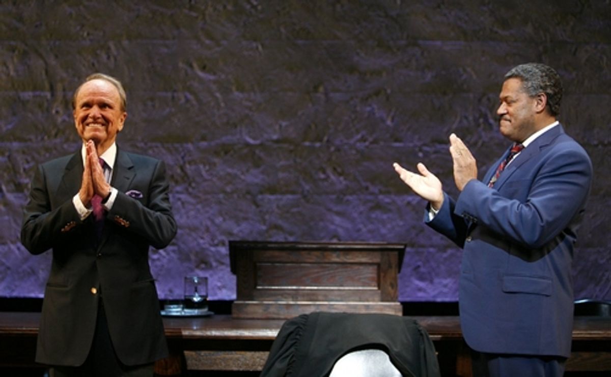 Laurence Fishburne and George Stevens Jr. (Playwright) at 