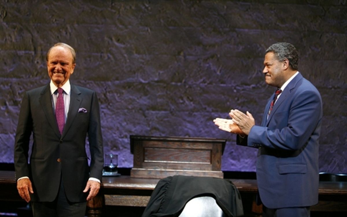 Laurence Fishburne and George Stevens Jr. (Playwright) at 