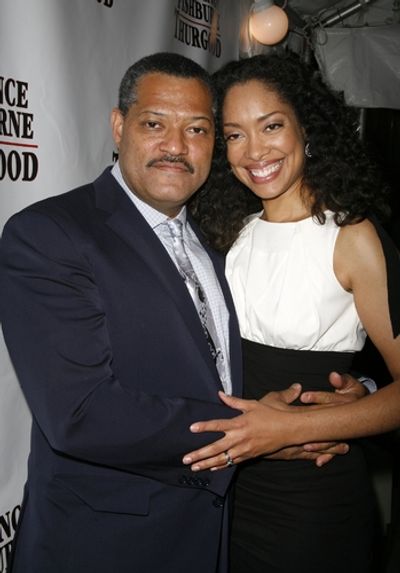 Laurence Fishburne and Gina Torrez Photo