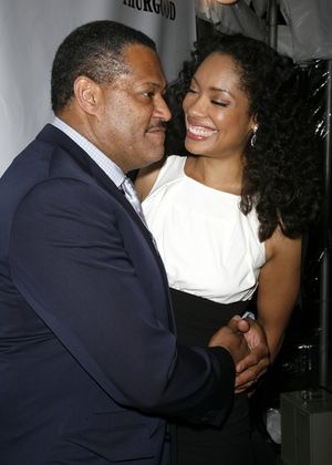 Laurence Fishburne and Gina Torrez Photo