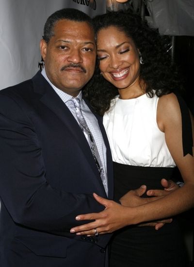 Laurence Fishburne and Gina Torrez Photo