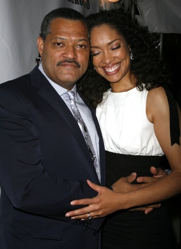 Laurence Fishburne and Gina Torrez Photo