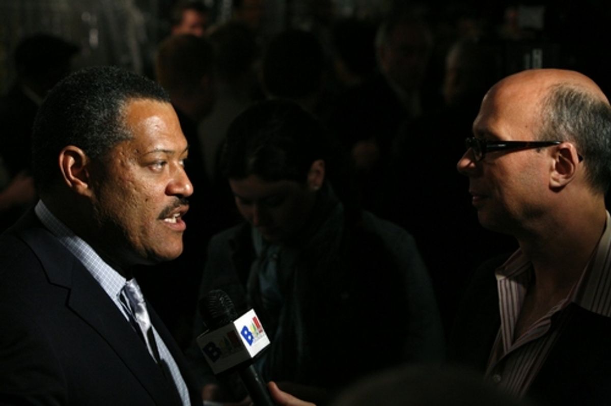 Laurence Fishburne and Richie Ridge at 