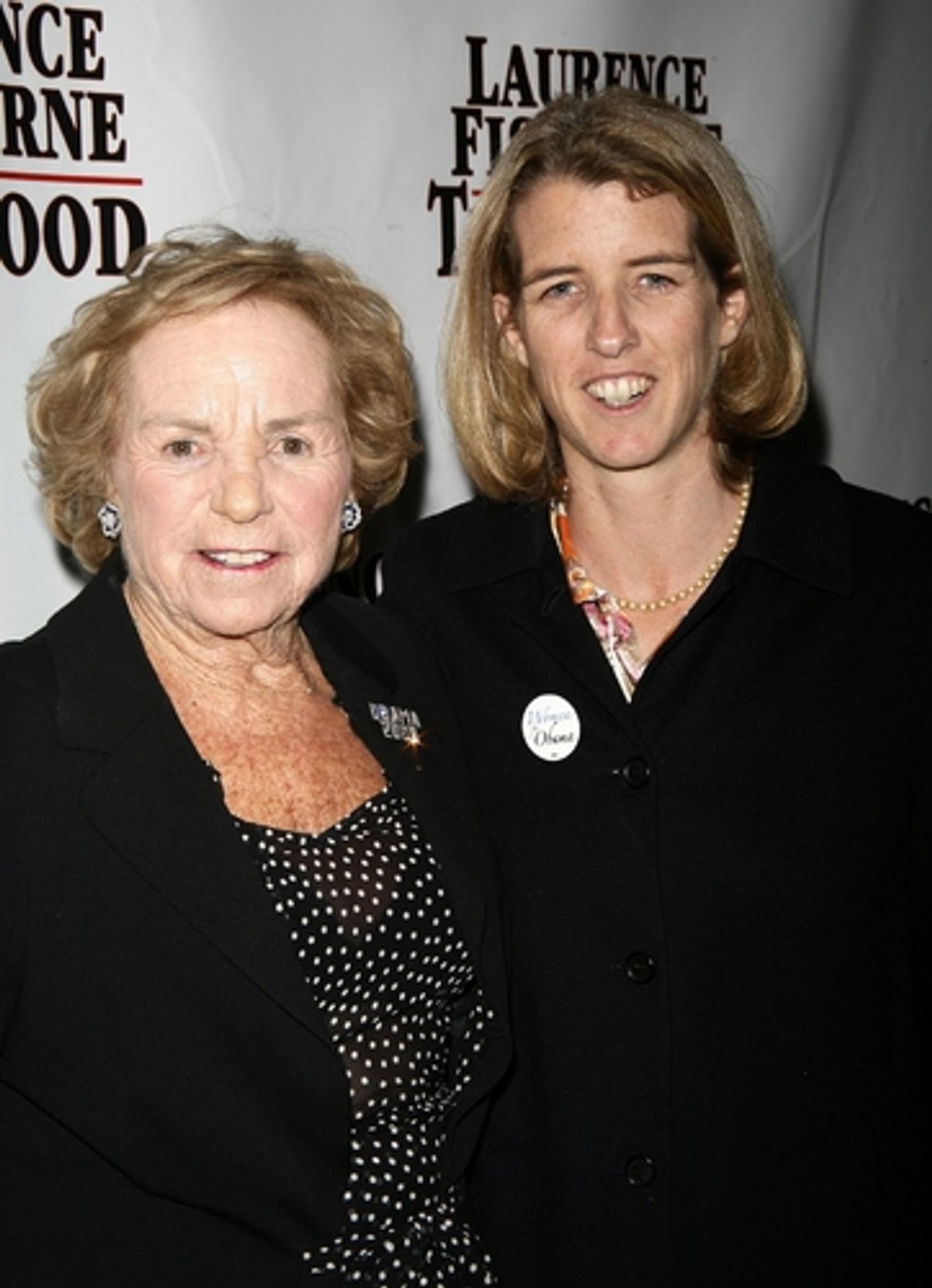 Ethel Kennedy and Rory Kennedy at 