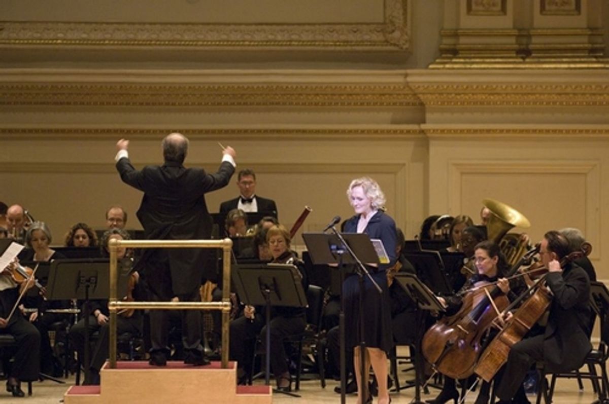 Glenn Close and Glen Roven  at 