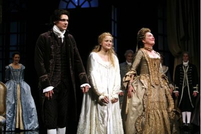 Benjamin Walker, Mamie Gummer, and Kristine Nielsen Photo
