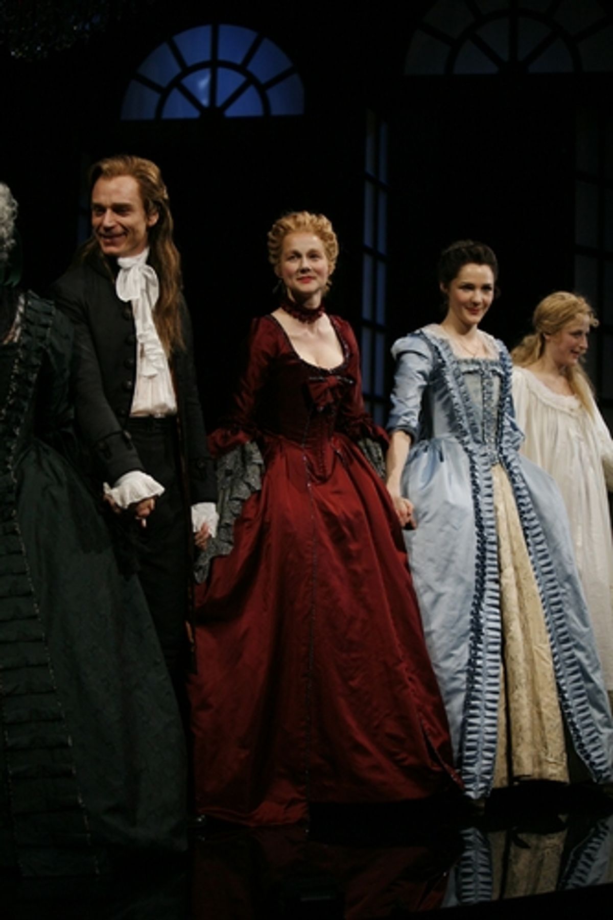 Ben Daniels, Laura Linney, and Jessica Collins at 
