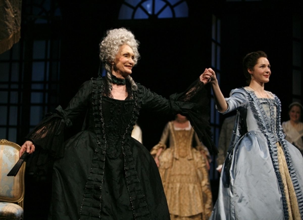 Sian Phillips and Jessica Collins at 