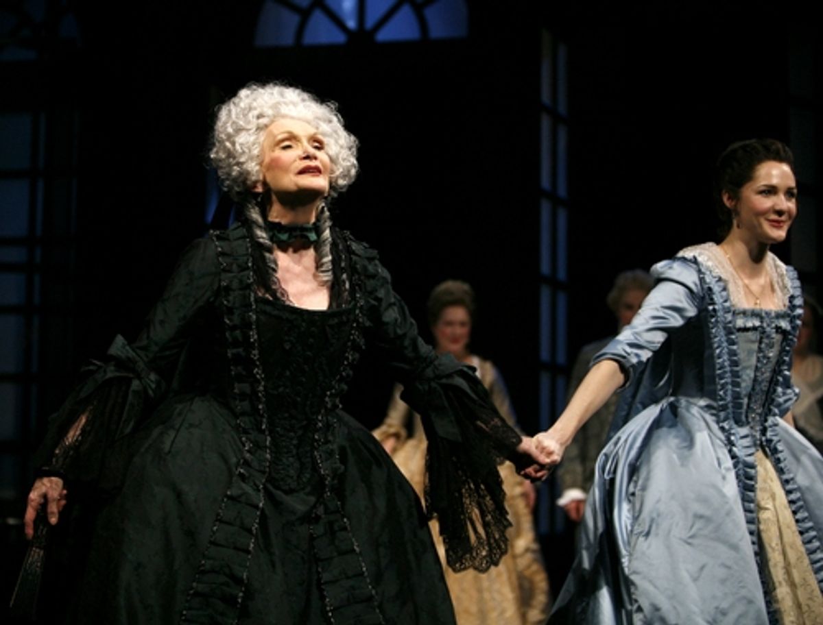 Sian Phillips and Jessica Collins at 