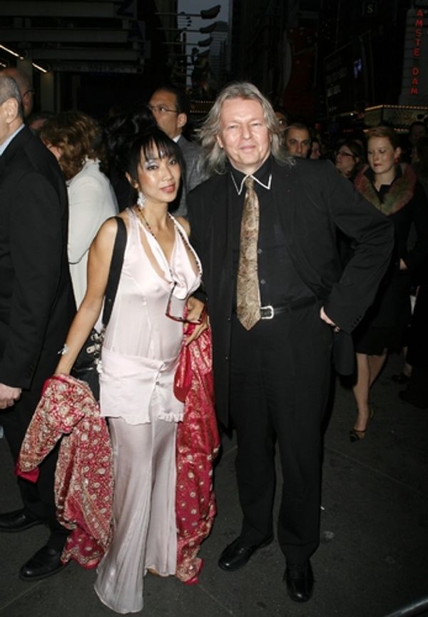 Christopher Hampton and Joanna Van Heyningen Photo