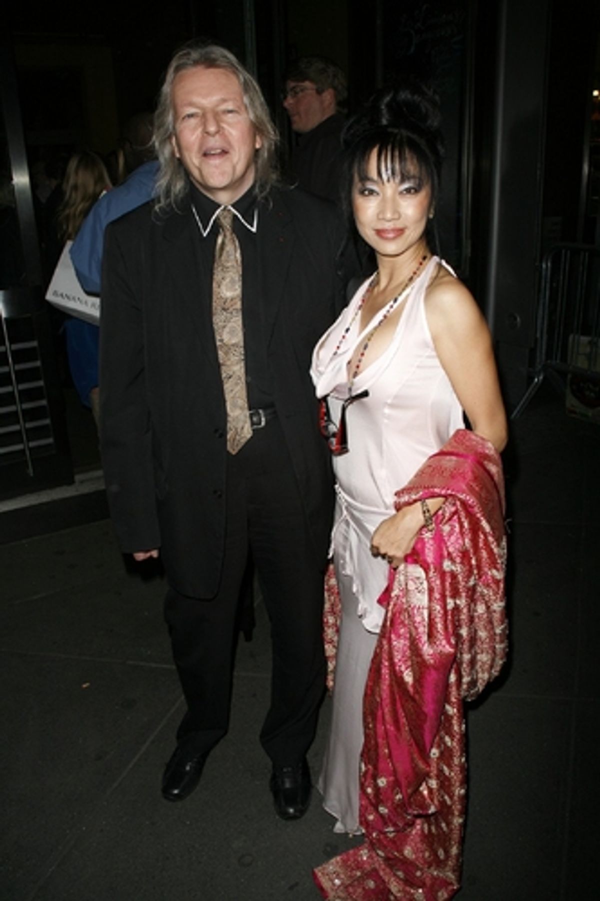 Christopher Hampton and Joanna Van Heyningen at 