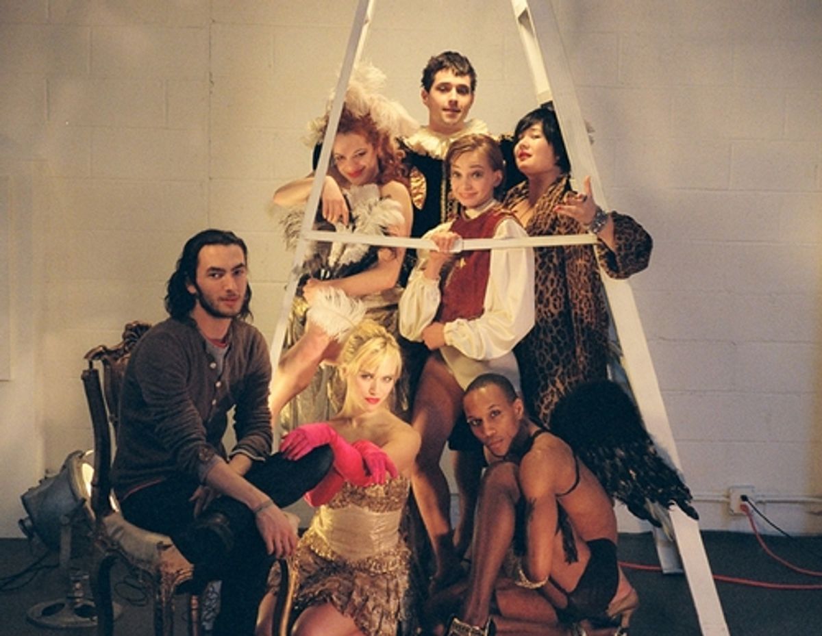 Choreographer/Director Austin McCormick (far left) and the cast of The Judgment of Paris at 