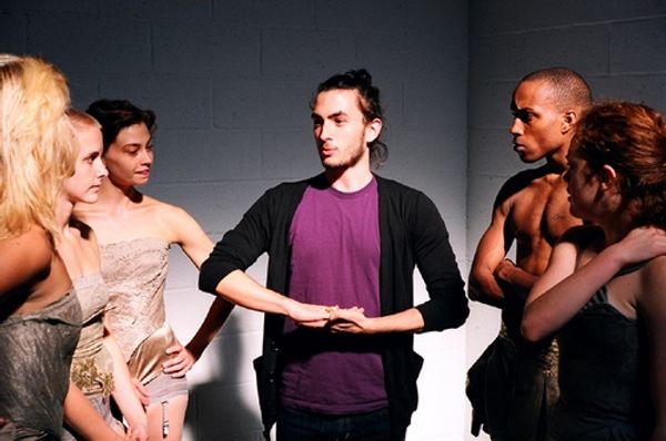 Choreographer/Director Austin McCormick (center) and the cast of The Judgment of Pari Photo