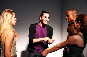 Choreographer/Director Austin McCormick (center) and the cast of The Judgment of Pari Photo