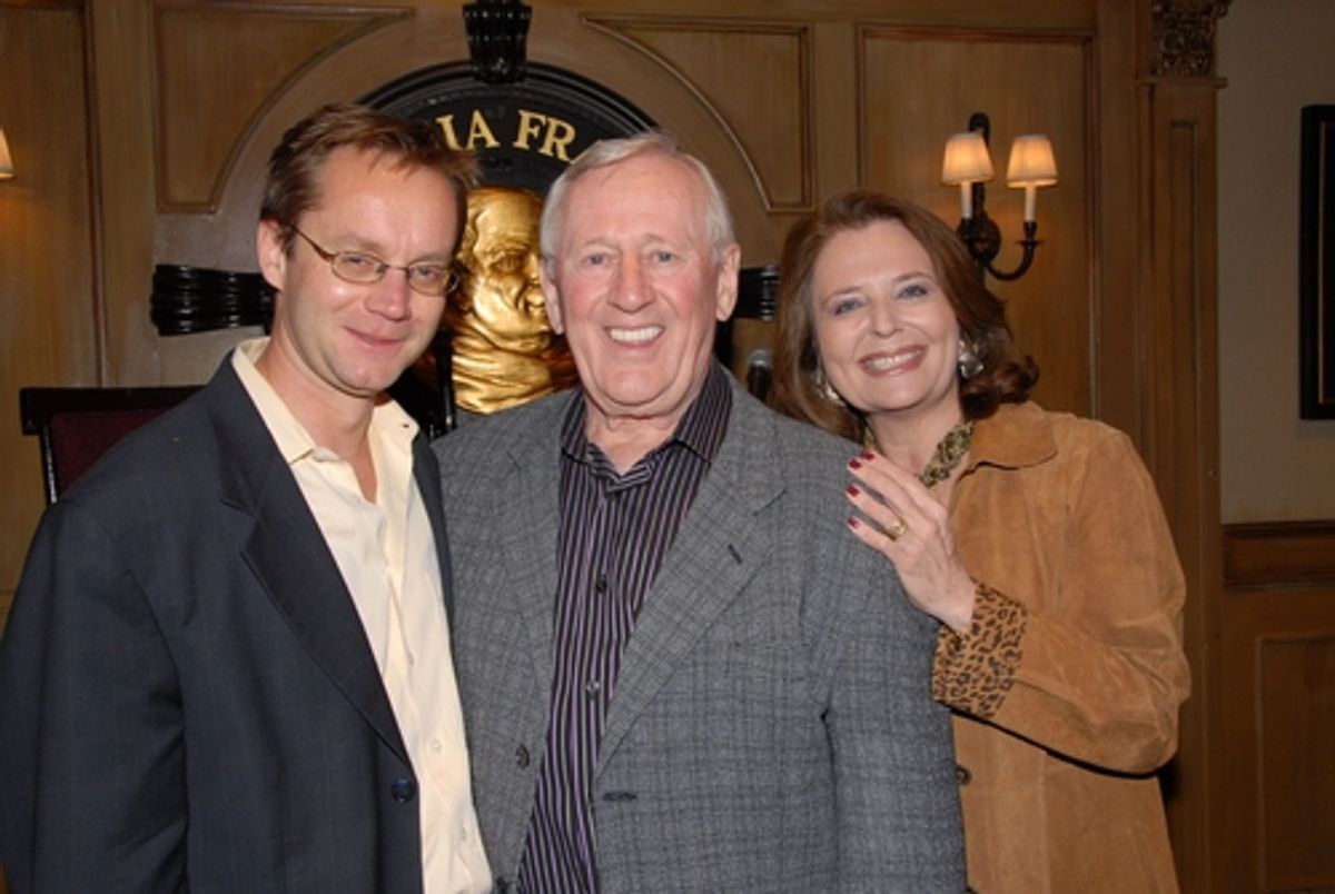 Michael Riedel, Len Cariou and Randie Levine-Miller at 