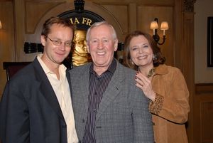 Michael Riedel, Len Cariou and Randie Levine-Miller Photo