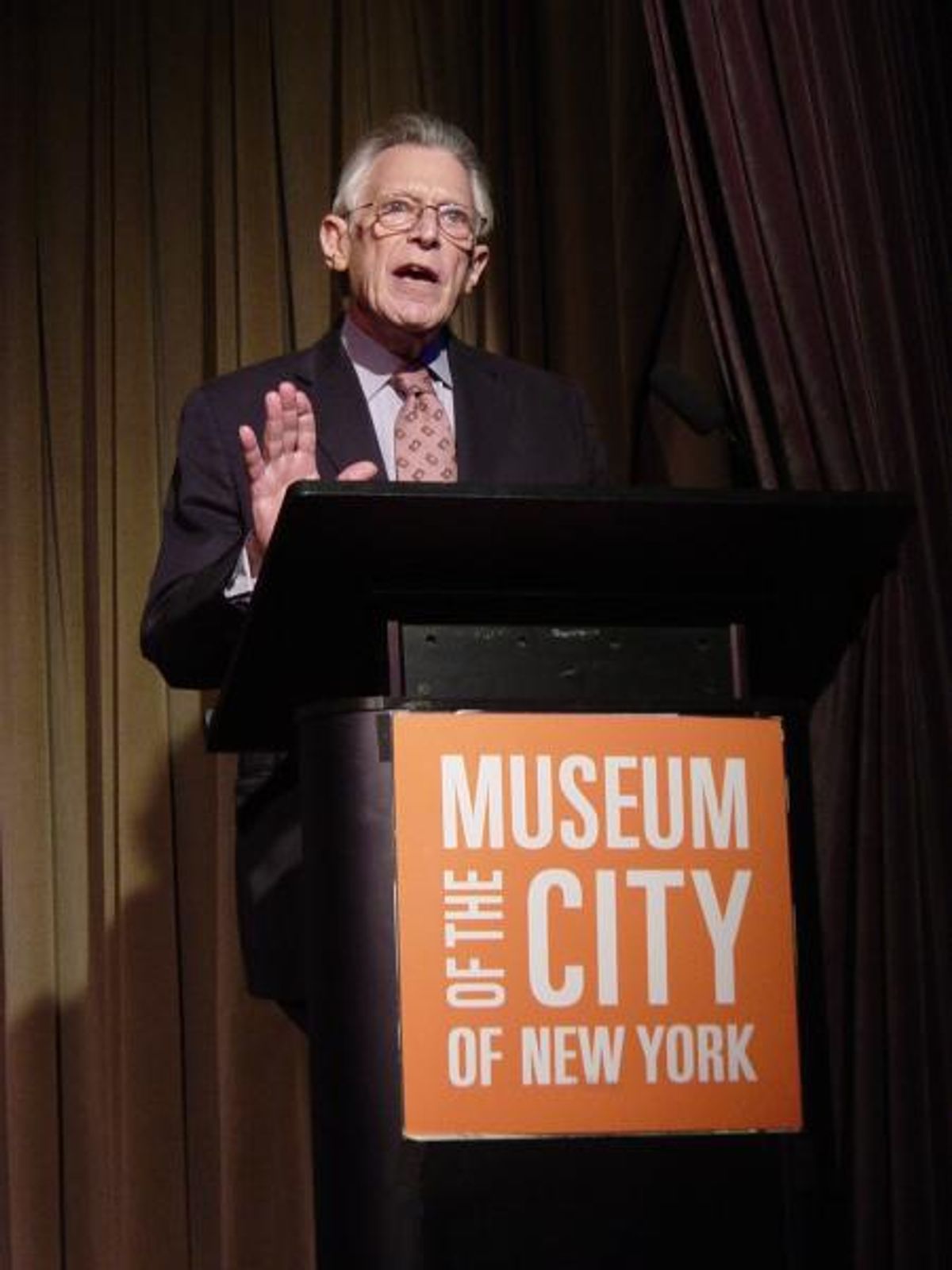 Michael Montel, founder of the MCNY cabaret series, directed and hosted the production. He said that the Yvonne Jacquette paintings on exhibit in the museum and the songs featured in the cabaret are both examples of 'the city's enduring ability to inspire at 