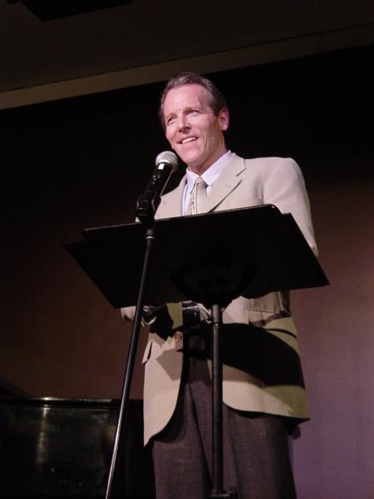 Handsome man sings love song: Isn't this what musical theater is all about?
Stephen Bogardus on 'Embraceable You' (from the Gershwins' Girl Crazy). at 