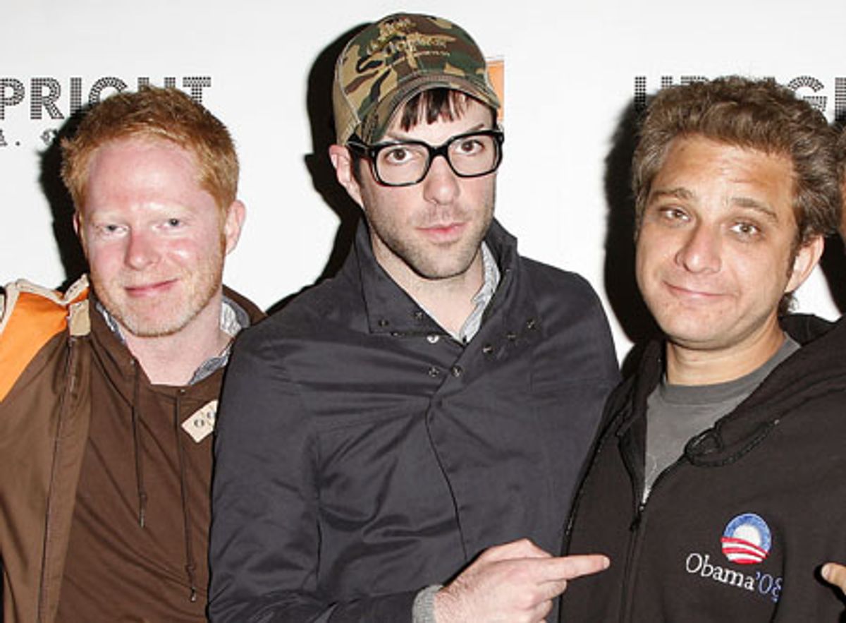 Jesse Tyler Ferguson, Zachary Quinto and Jeff Marx at 