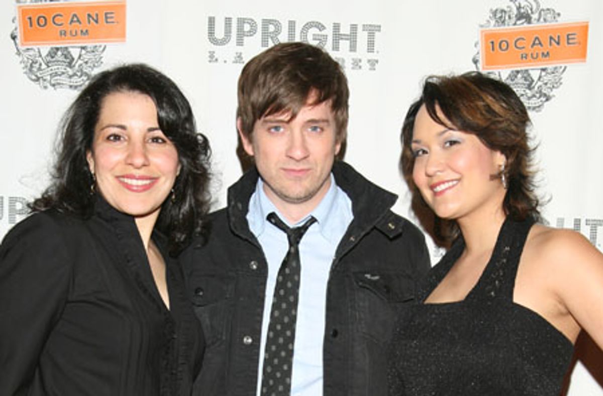 Julie Garnye, 'Transformer's' Tom Lenk and Teresa Sanchez at 