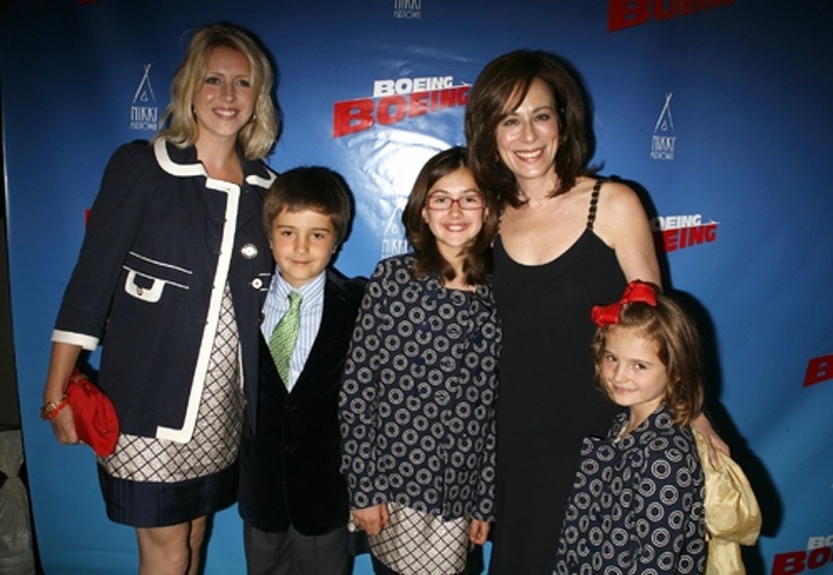 Jane Kaczmarek and family at 