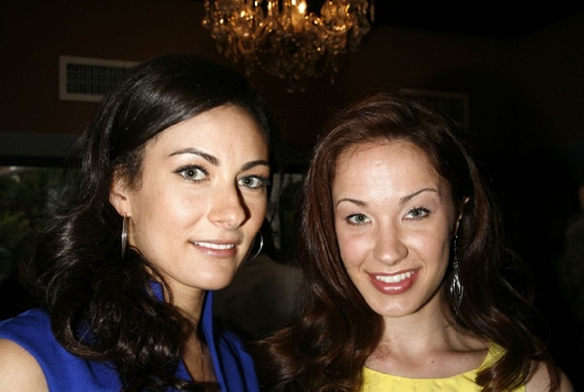 Laura Benanti and Sierra Boggess at 