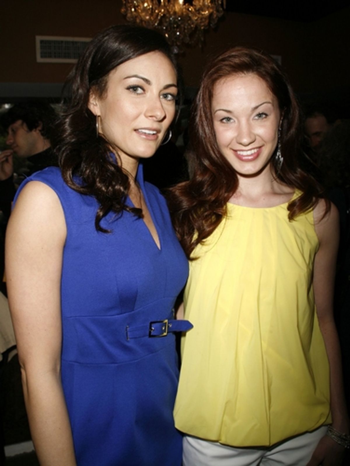 Laura Benanti and Sierra Boggess at 