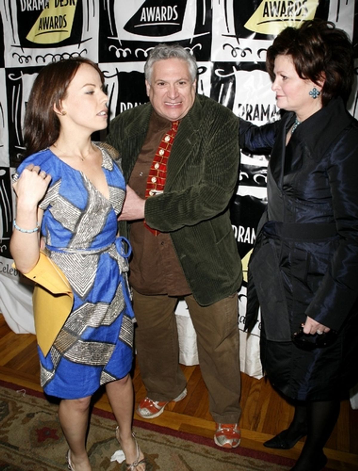 Leslie Kritzer, Harvey Fierstein and Faith Prince at 