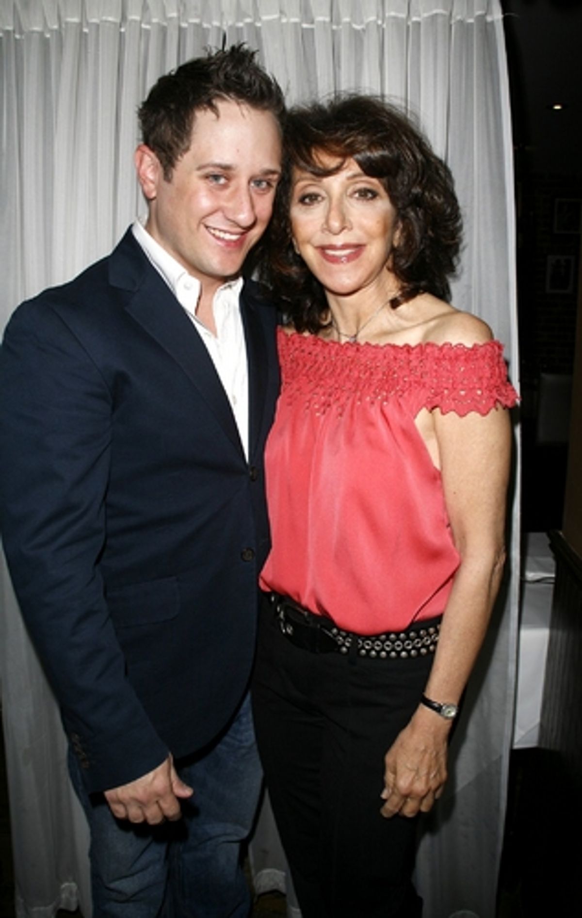 Christopher Fitzgerald and Andrea Martin
 at 