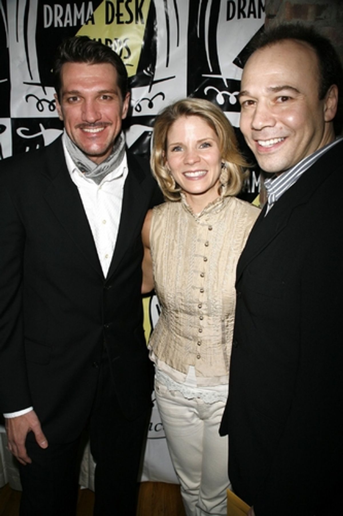 Paulo Szot, Kelli O'Hara and Danny Burstein 
 at 