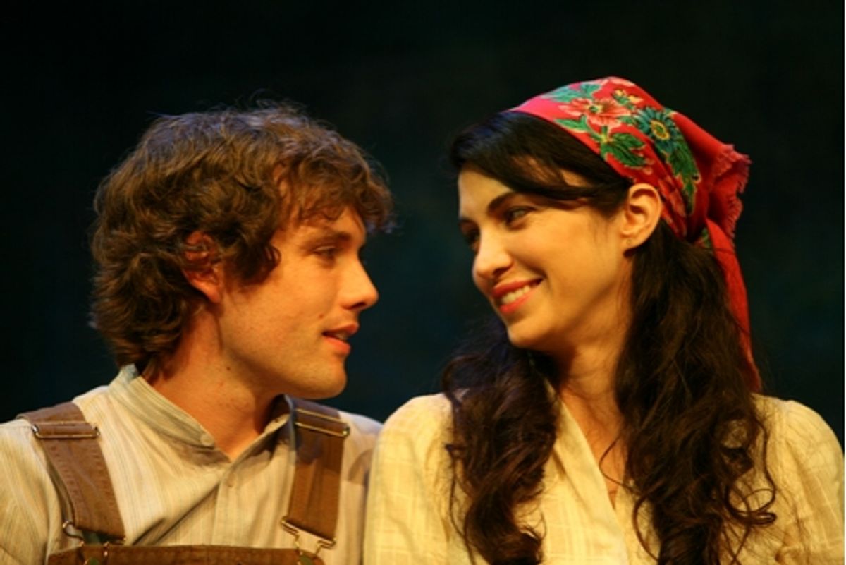 Michael Redfield (Jim) and Shiva Rose (Antonia) in the Rubicon Theater's production of My Antonia. at 