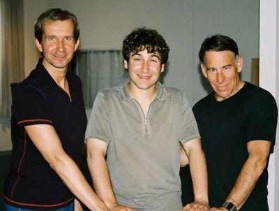 Stas' Kmiec' (choreographer), Scott Schwartz (play author and director), Stephen Schw Photo