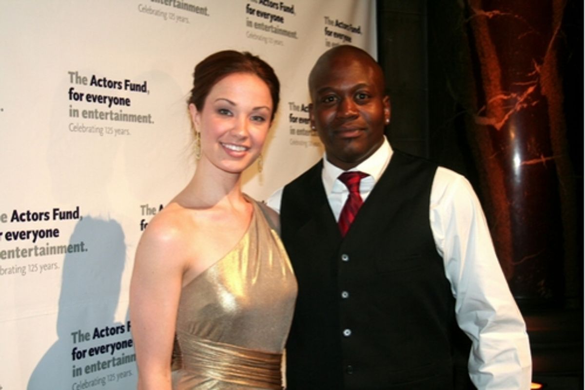 Sierra Boggess and Tituss Burgess
 at 