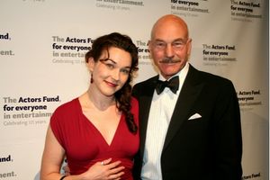 Sunny Ozell and Patrick Stewart Photo
