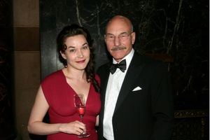 Sunny Ozell and Patrick Stewart Photo