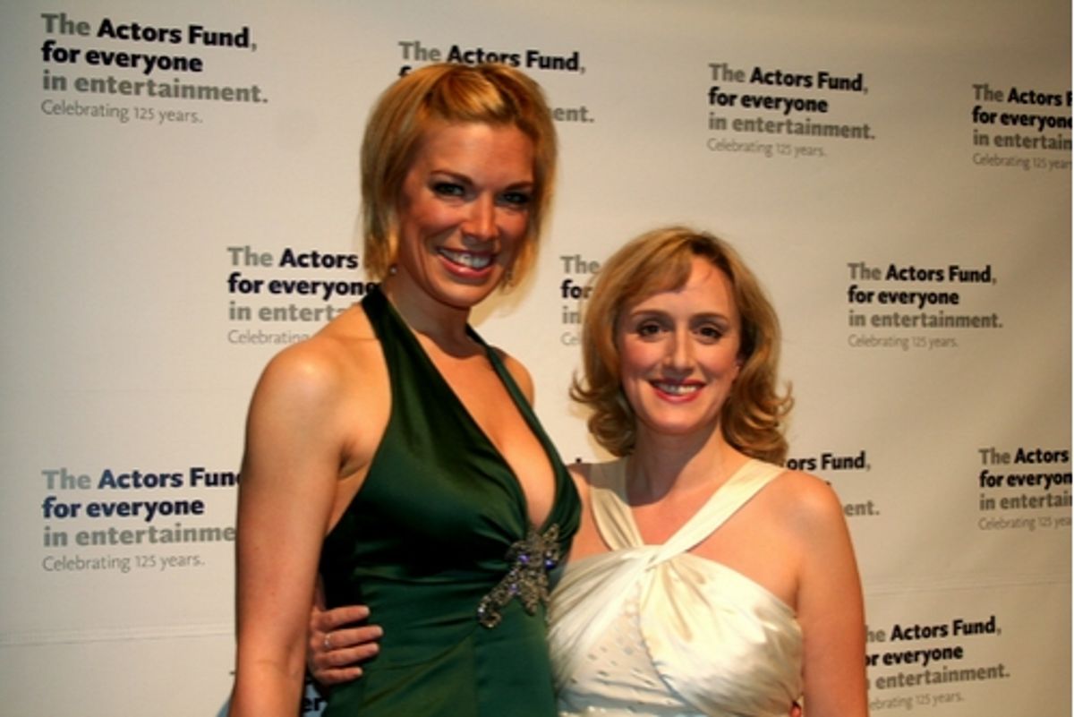 Hannah Waddingham and Jenna Russell at 