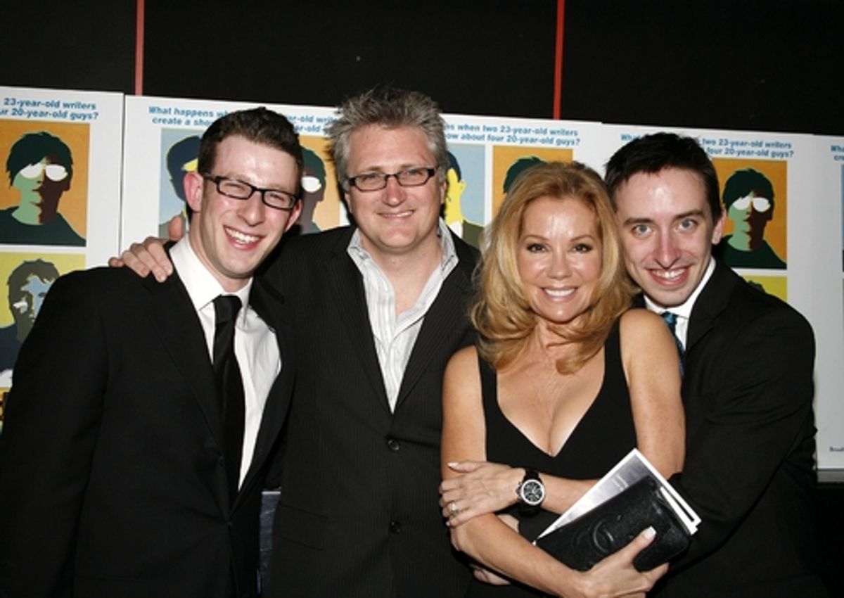 Nick Blaemire, Eric Schaeffer, Kathie Lee Gifford, and James Gardiner at 