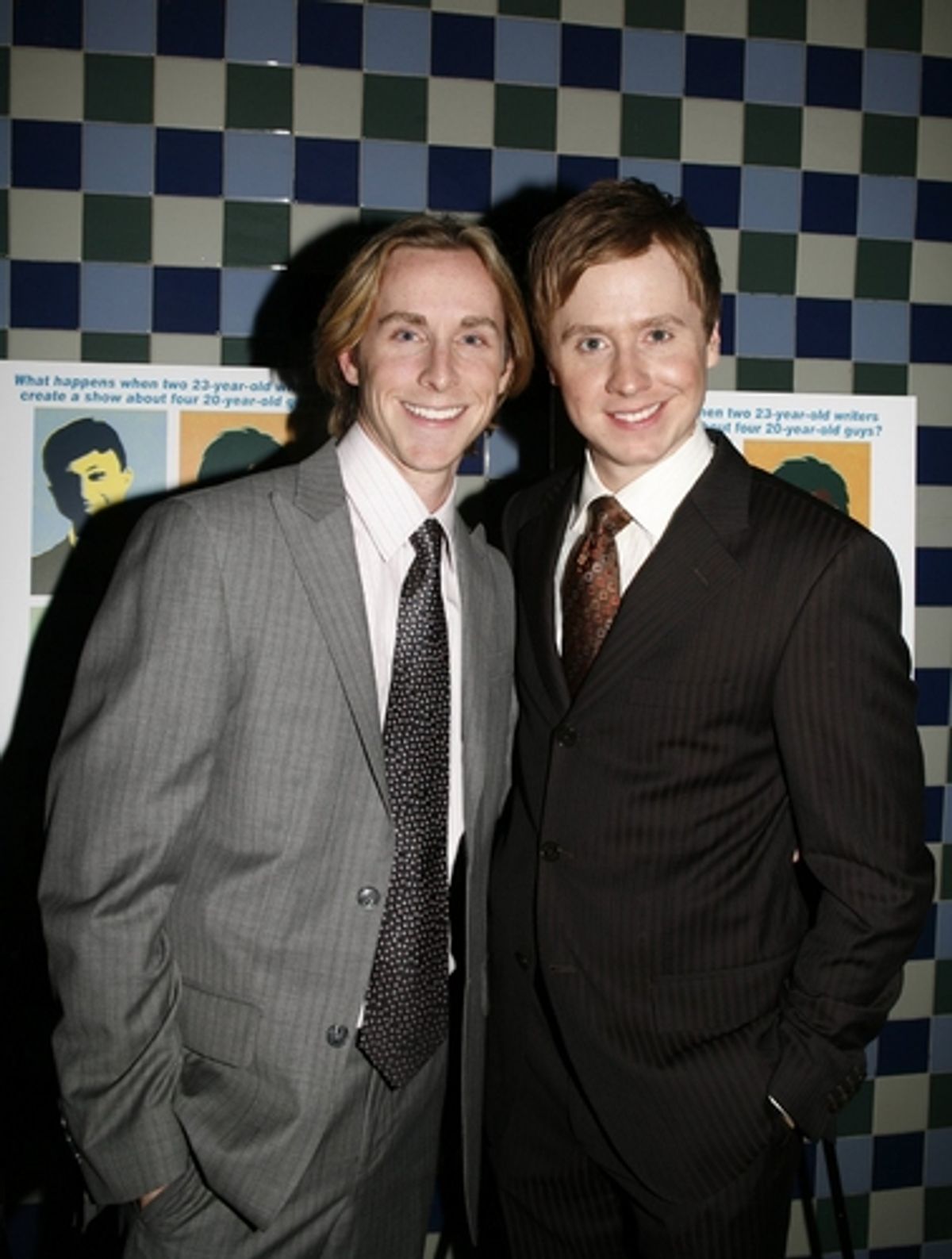 Adam Halpin and Steven Booth at 