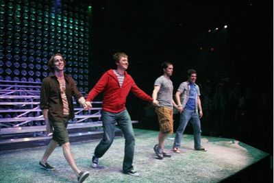 Adam Halpin, Steven Booth, Andrew C. Call, and Jesse JP Johnson Photo