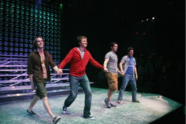 Adam Halpin, Steven Booth, Andrew C. Call, and Jesse JP Johnson Photo