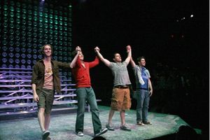 Adam Halpin, Steven Booth, Andrew C. Call, and Jesse JP Johnson @ BroadwayWorld Adam Halpin, Steven Booth, Andrew C. Call, and Jesse JP Johnson Photo