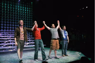 Adam Halpin, Steven Booth, Andrew C. Call, and Jesse JP Johnson Photo