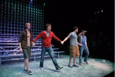 Adam Halpin, Steven Booth, Andrew C. Call, and Jesse JP Johnson Photo