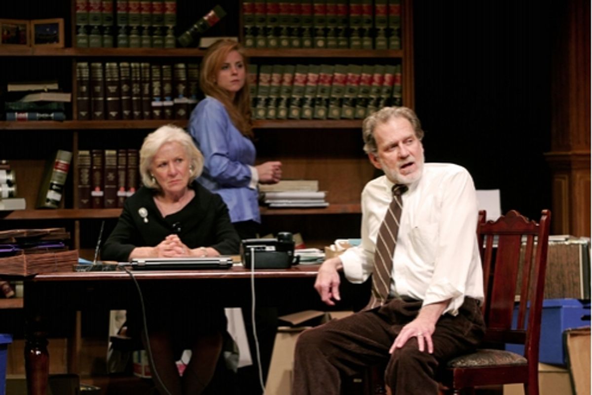 Barbara Tarbuck, Sarah Rafferty and Robert Foxworth in the 2008 PPF workshop of Sharr White's Sunlight, directed by David Emmes.  at 