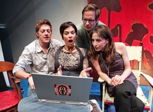 (l. to r.) Kevin Rahm, Nancy Bell, Matt Letscher and Marin Hinkle in the World Premie Photo