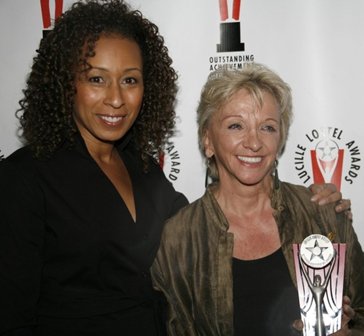 Tamara Tunie and Elizabeth Franz at 