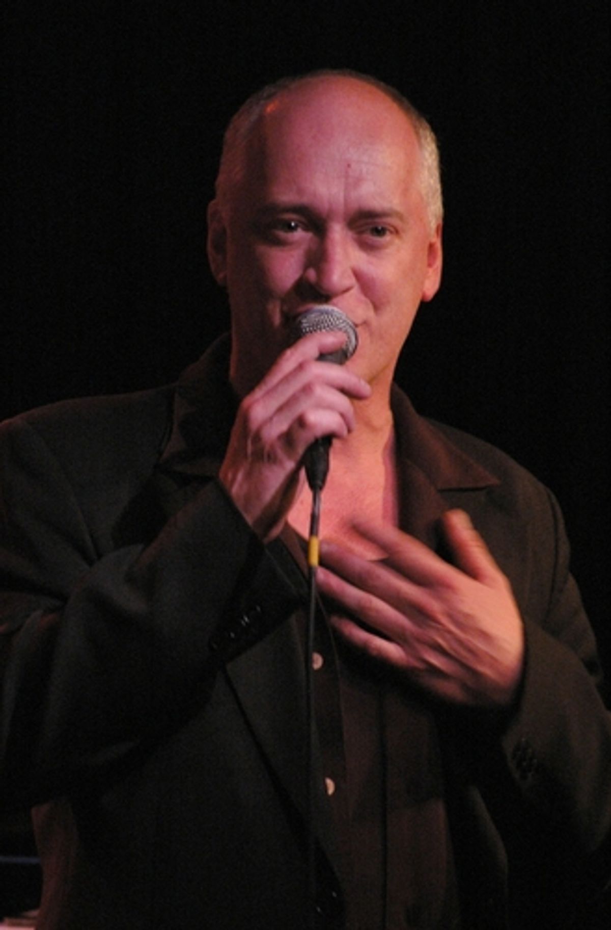 Donnie Kehr singing 'My My' at Jeremy Schonfeld 37 Notebooks at Birdland