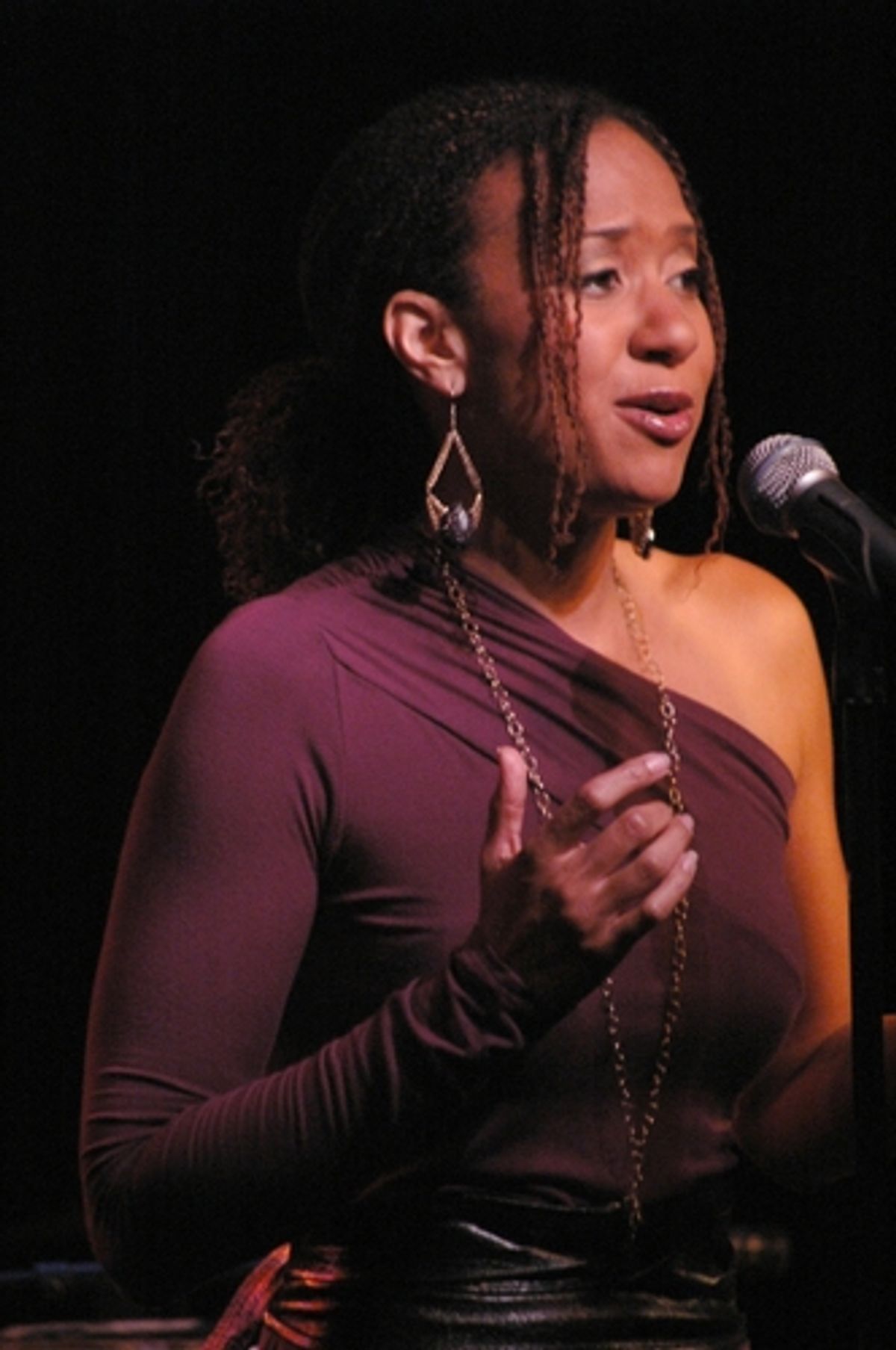 Tracie Thoms at Jeremy Schonfeld 37 Notebooks at Birdland